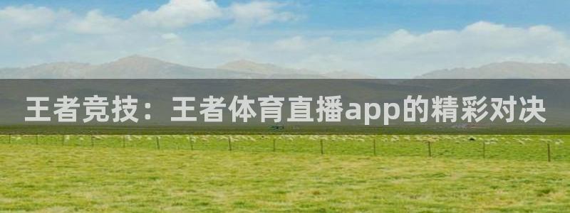 蜘蛛直播体育免费观看：王者竞技：王者体育直播app的精彩对决